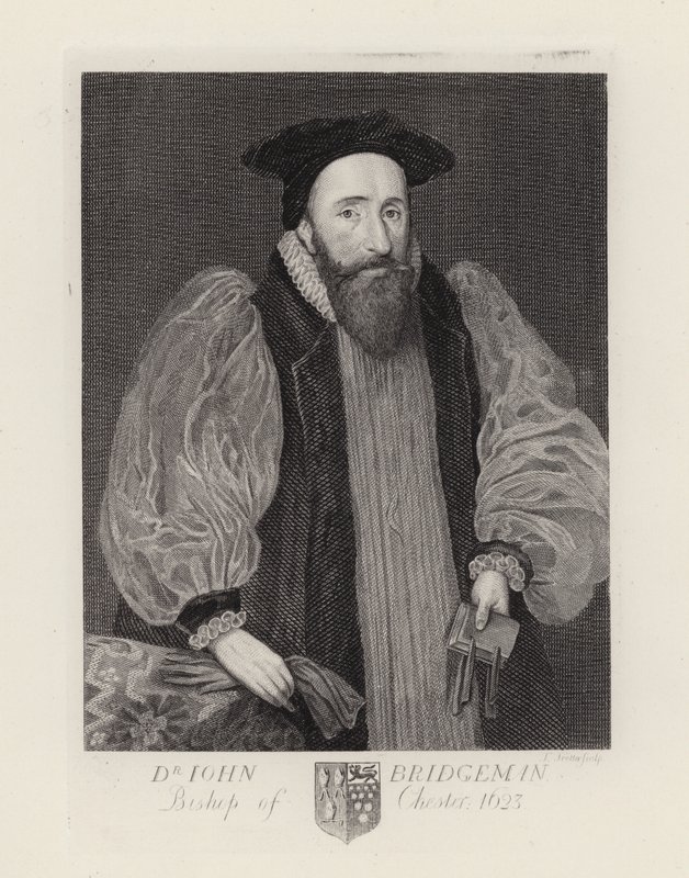 Dr John Bridgeman, Bishop of Chester by English School
