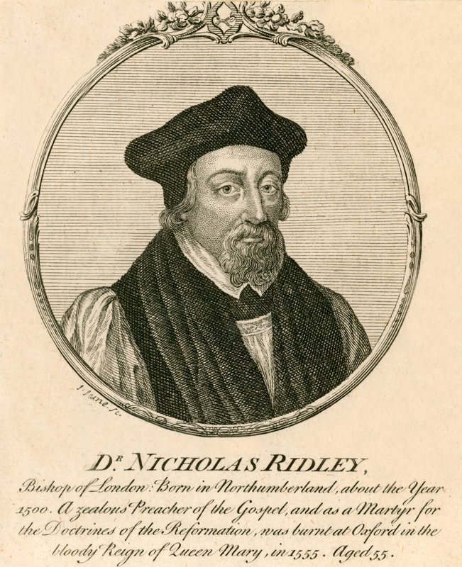 Dr Nicholas Ridley by English School