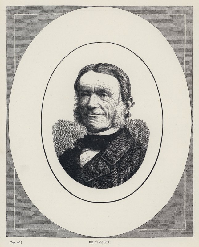 Dr Tholuck (engraving) by English School