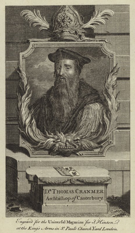 Dr Thomas Cranmer, Archbishop of Canterbury by English School
