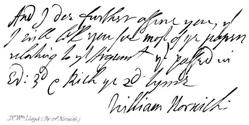 Dr William Lloyd, Bishop of Norwich by English School