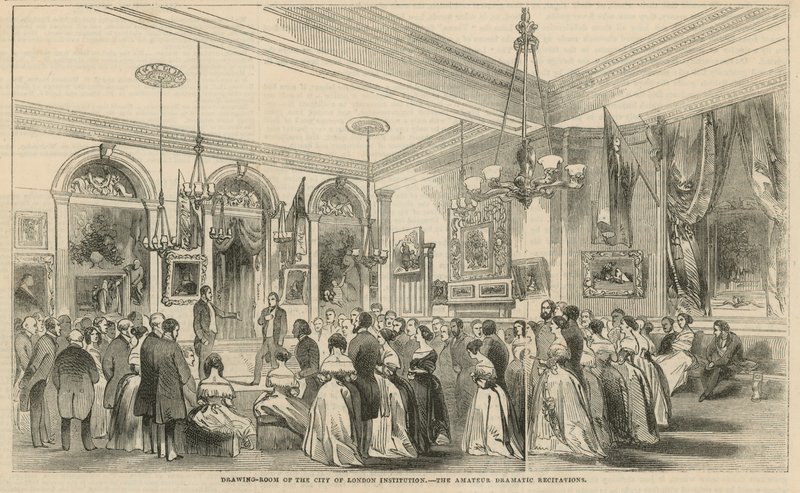 Drawing room of the City of London Institution by English School
