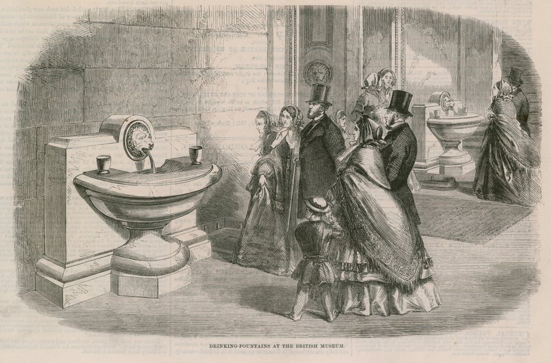 Drinking Fountain at the British Museum by English School