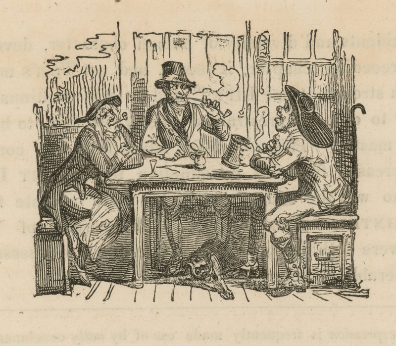 Drinking in a London Tavern by English School