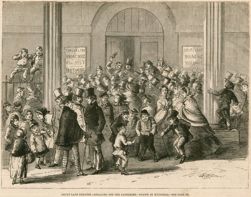 Drury Lane Theatre, London - engaging for the Pantomime by English School