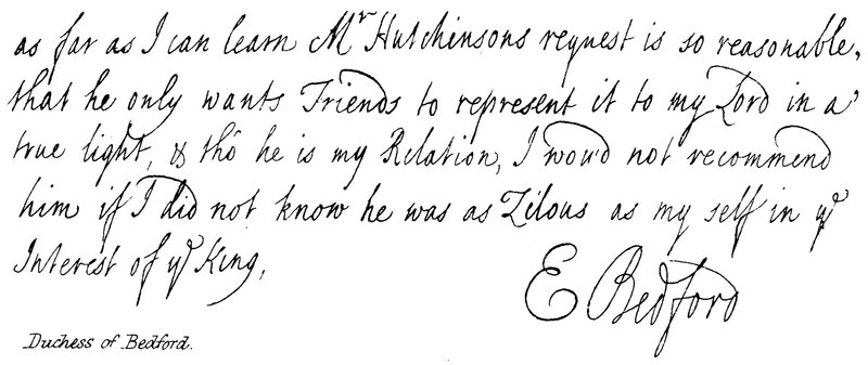Duchess of Bedford by English School