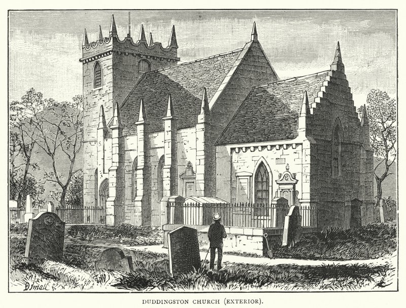 Duddingston Church, Exterior by English School