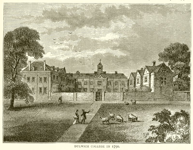 Dulwich College in 1790 by English School