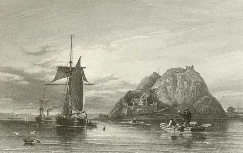 Dumbarton Castle by English School