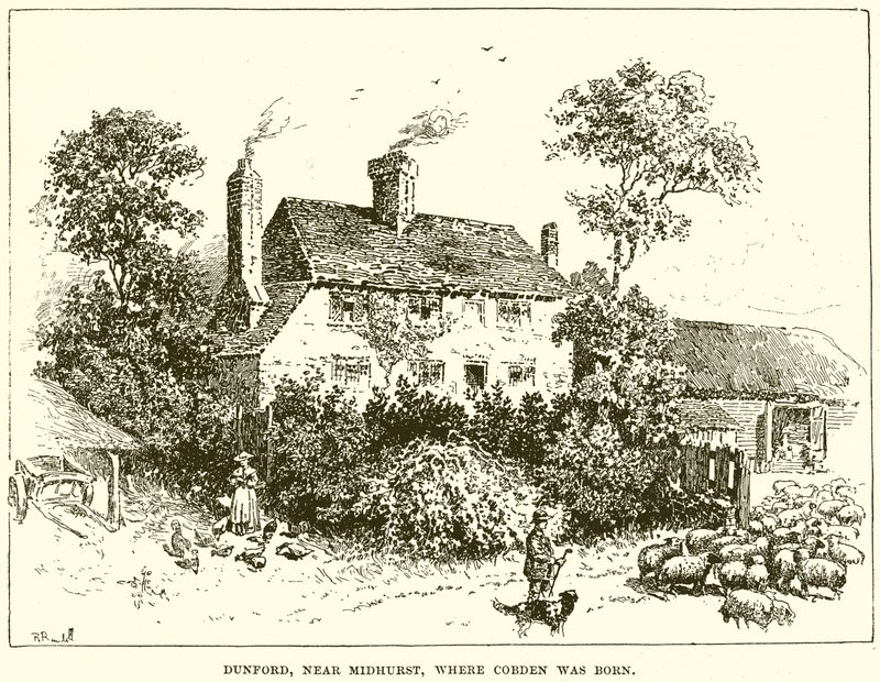 Dunford, near Midhurst, where Cobden was born by English School