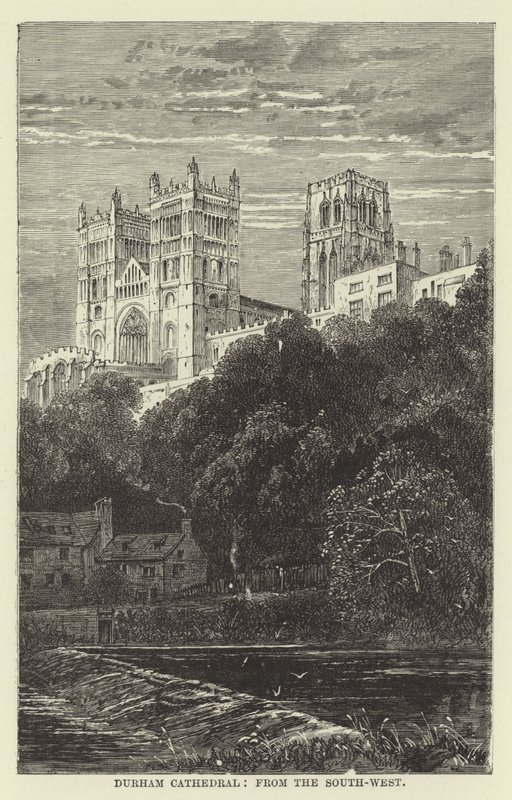 Durham Cathedral, from the southwest by English School