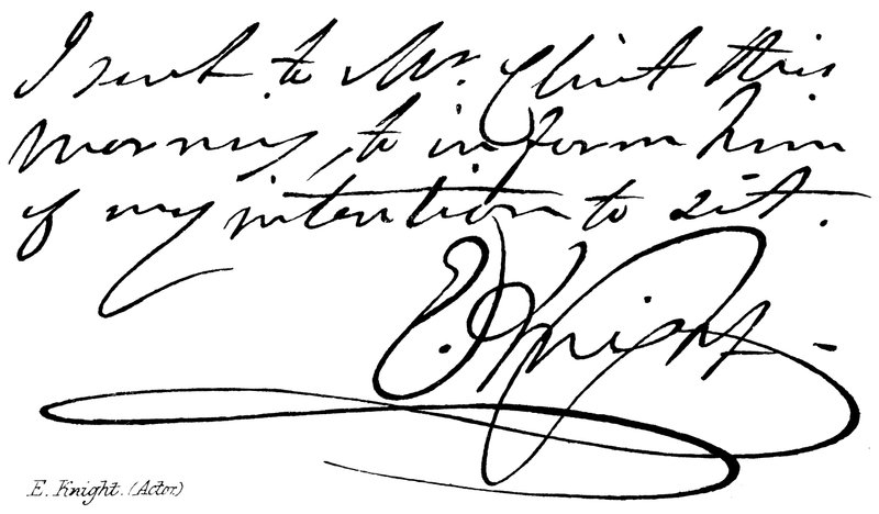 E. Knight (Actor) by English School
