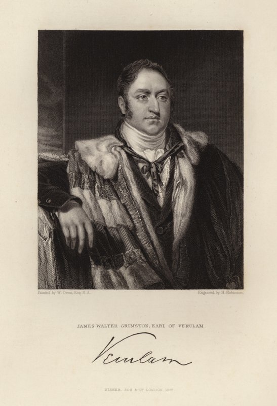 Earl of Verulam by English School
