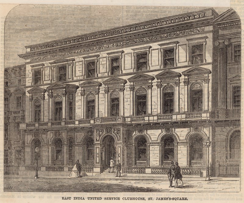 East India United Service Clubhouse, St Jamess Square by English School