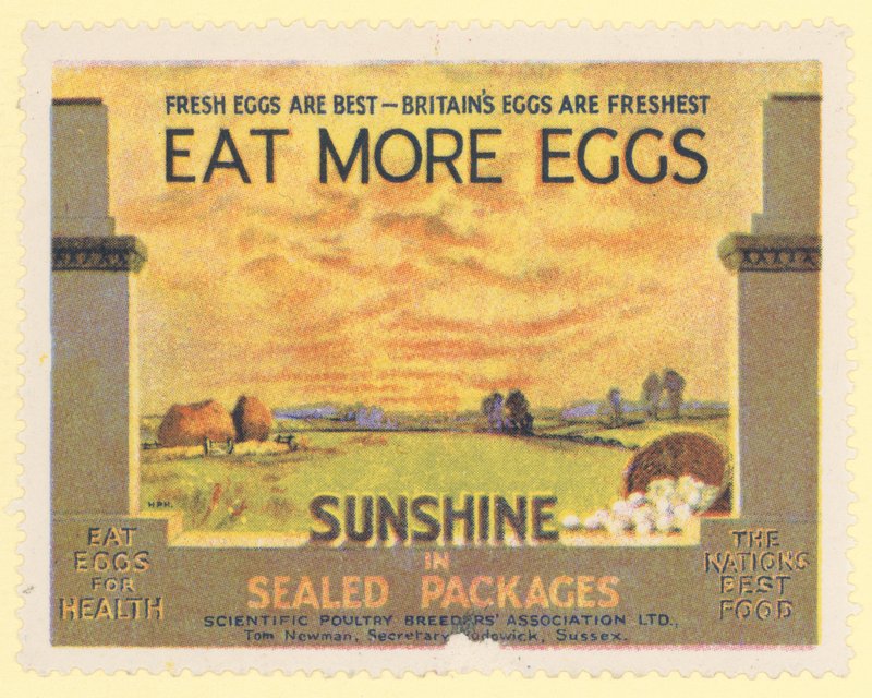 Eat More Eggs, 1930s by English School