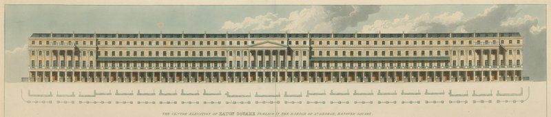 Eaton Square, Pimlico, in the Parish of St George, Hanover Square, London by English School