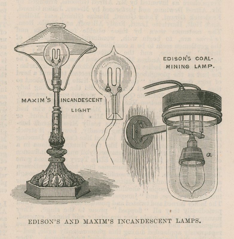 Edison and Maxim