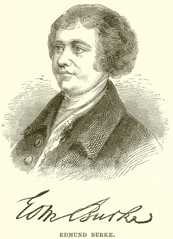 Edmund Burke by English School