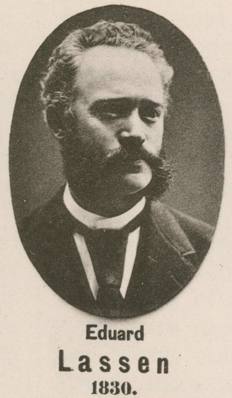 Eduard Lassen (engraving) by English School