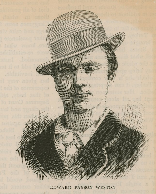 Edward Payson Weston by English School