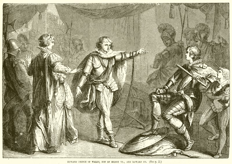 Edward Prince of Wales, Son of Henry VI, and Edward IV by English School