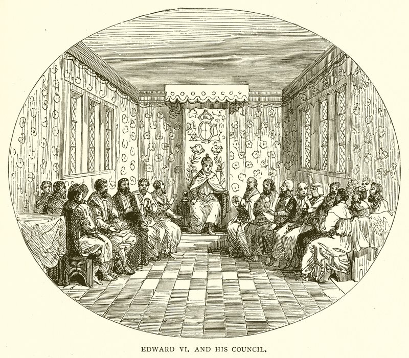 Edward VI and his Council by English School