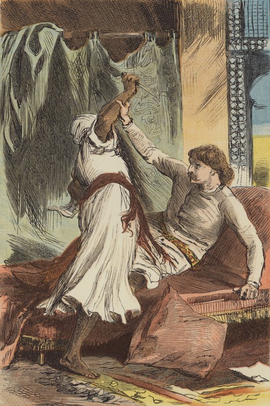Edward and the Assassin by English School