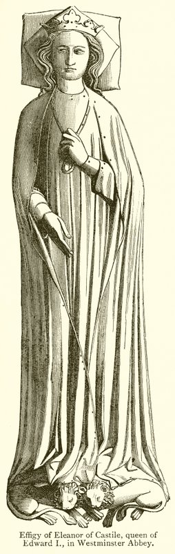 Effigy of Eleanor of Castile, Queen of Edward I, in Westminster Abbey by English School