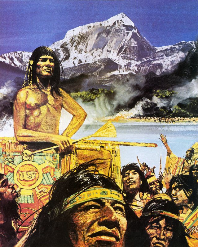 El Dorado, The Golden Man by English School