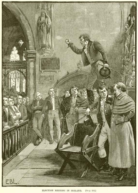 Election Meeting in Ireland by English School