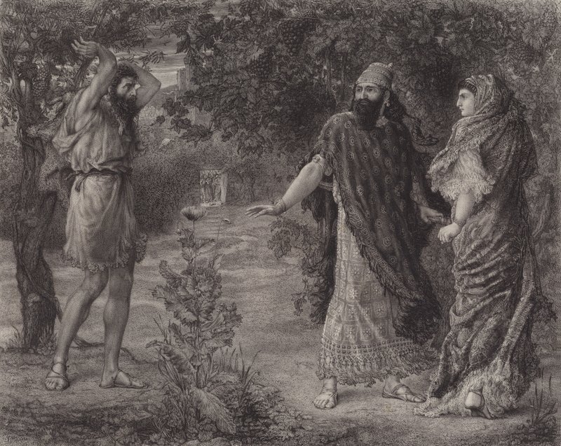 Elijah Denounces Ahab by English School