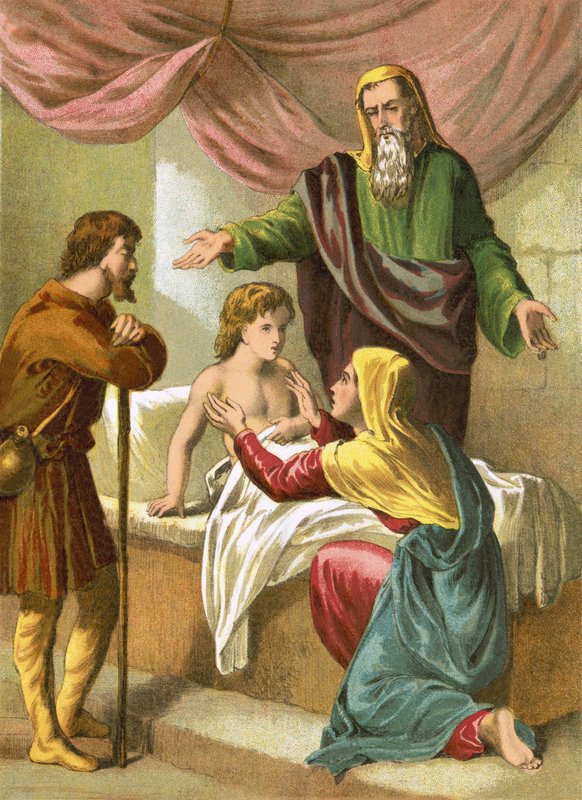 Elijah raising the widow