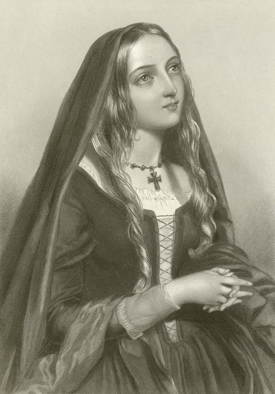 Elizabeth of Woodville, Queen of King Edward IV by English School