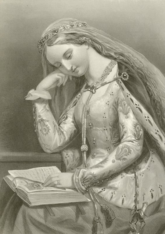Elizabeth of York, Queen of King Henry VII by English School