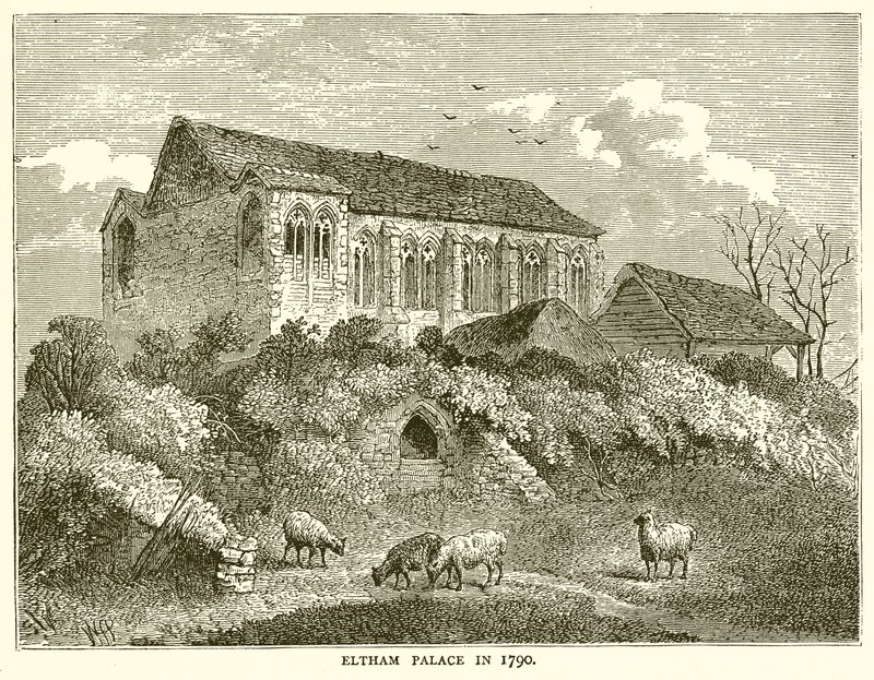 Eltham Palace in 1790 by English School