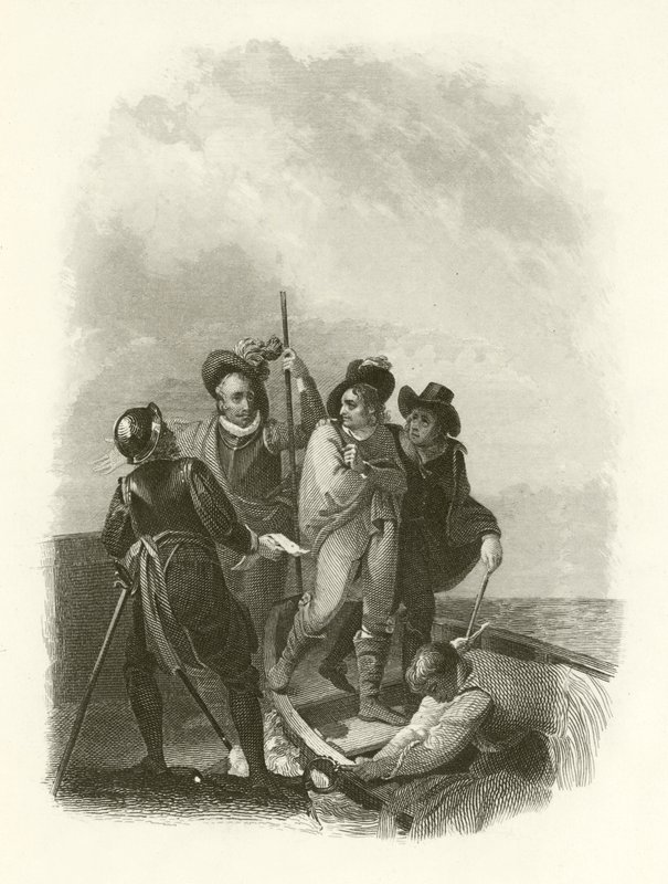 Emigration of Cromwell by English School