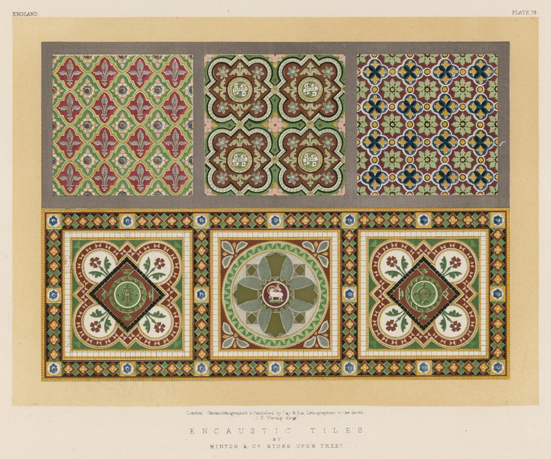 Encaustic Tiles by English School