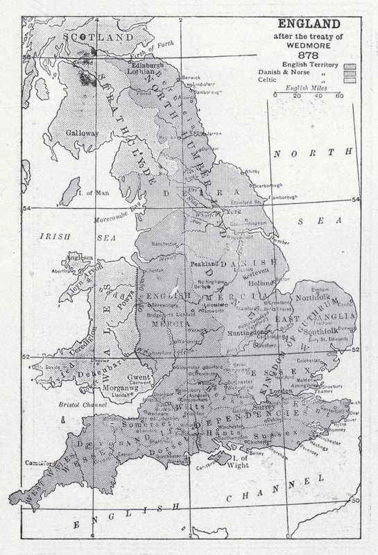 England after the Treaty of Wedmore 878 by English School