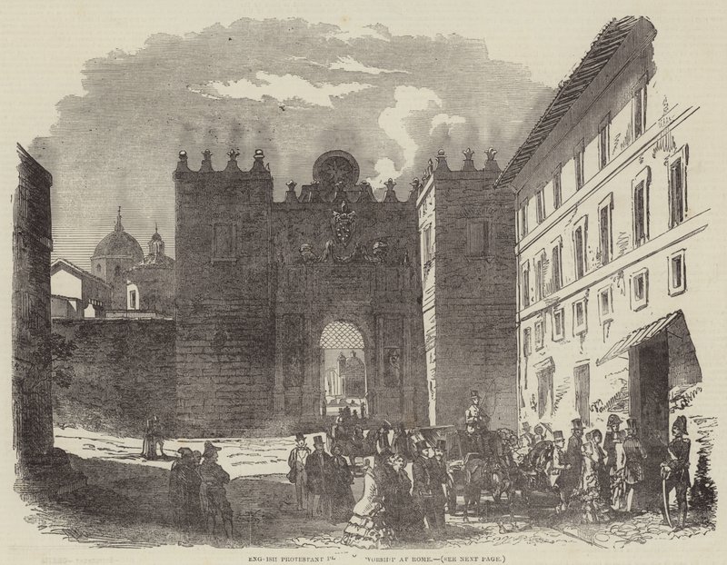 English Protestant Place of Worship at Rome by English School