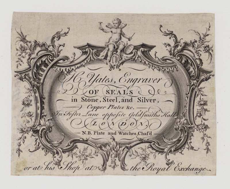 Engravers of Seals, H Yates by English School