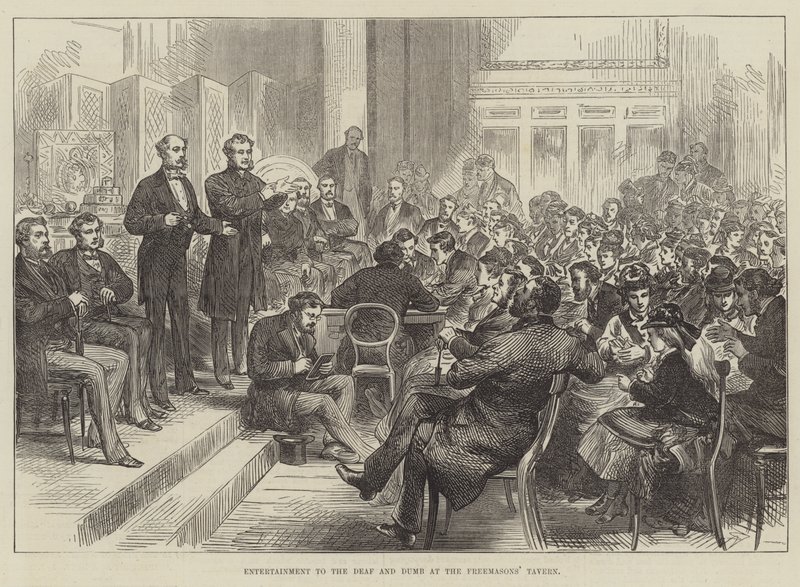 Entertainment to the Deaf and Dumb at the Freemasons
