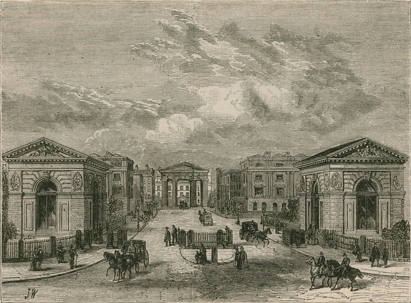Entrance to Euston Square Station by English School