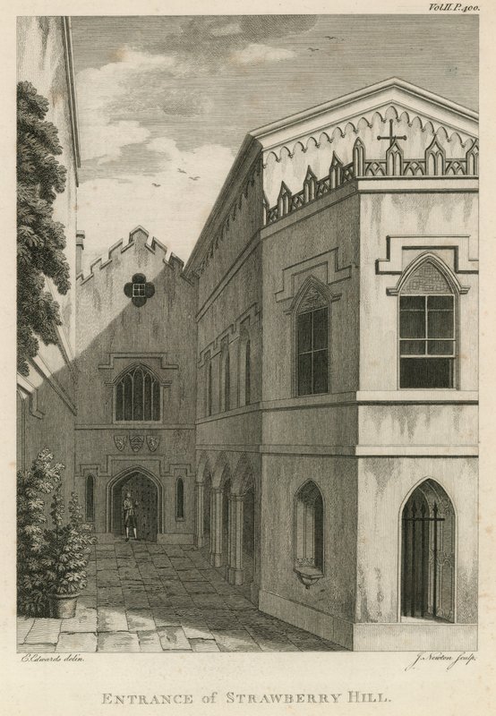 Entrance to Strawberry Hill, London by English School