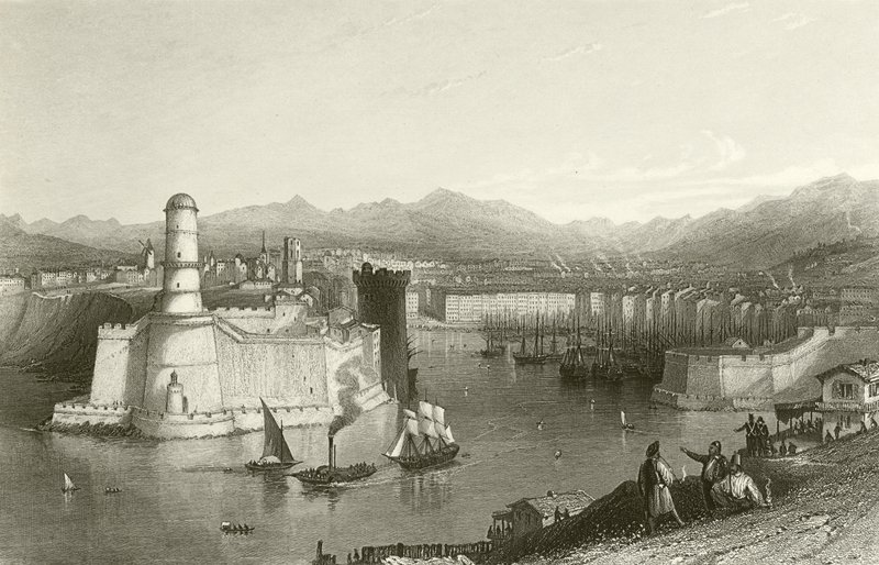 Entrance to the Port of Marseilles by English School