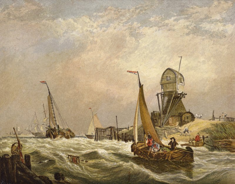 Entrance to the Zuyder Zee by English School