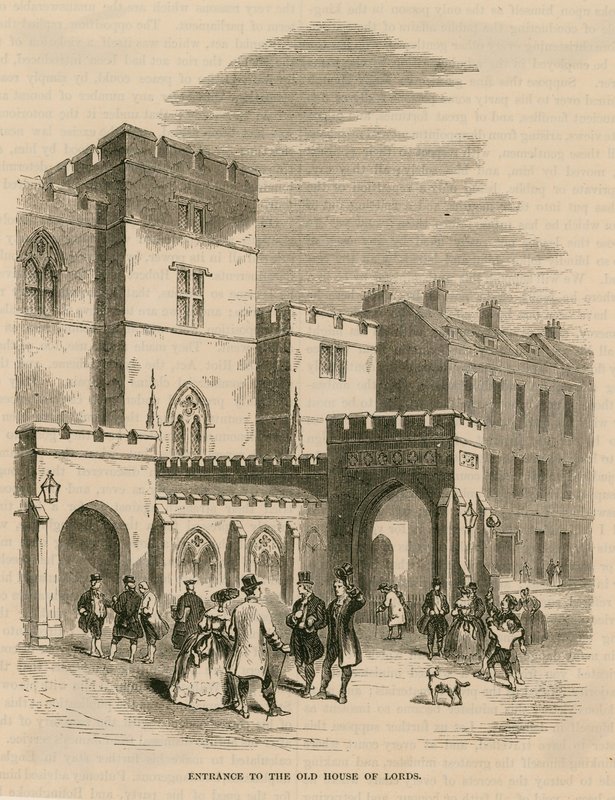 Entrance to the old House of Lords by English School