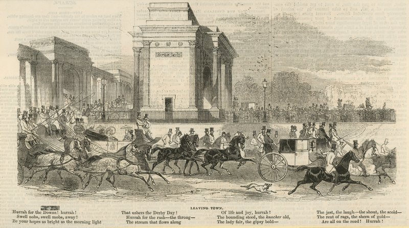 Epsom Races: Leaving Town by English School