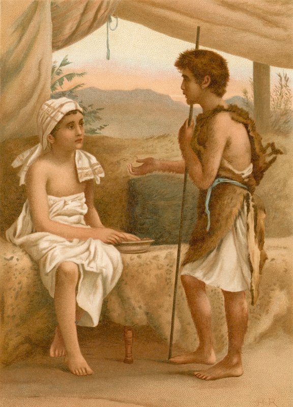 Esau Selling His Birthright by English School
