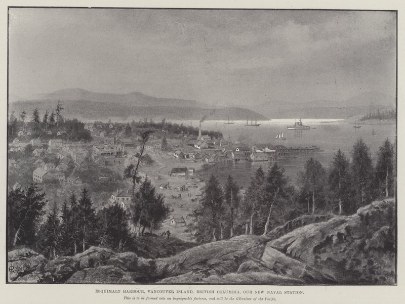 Esquimalt Harbour, Vancouver Island, British Columbia, Our New Naval Station by English School