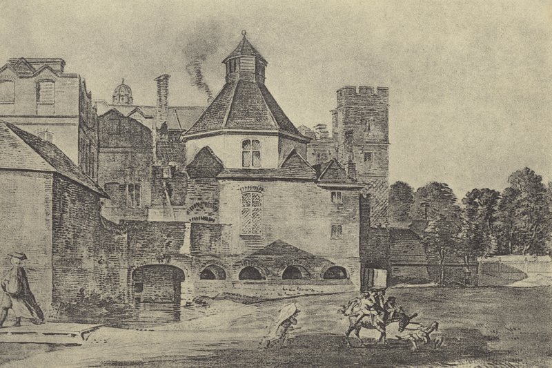 Eton College Kitchen, c 1780 (engraving) by English School